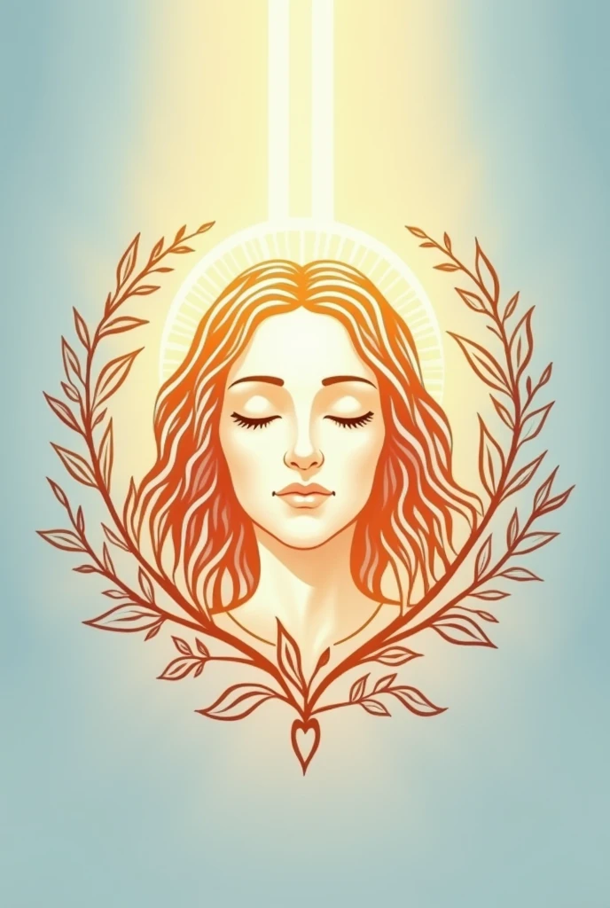 Logo of Jesus' love, face of mercy