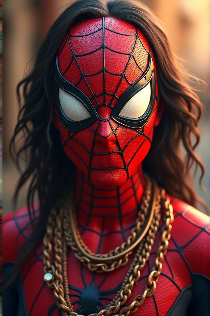 ((best quality)), ((masterpiece)), (detailed), perfect face, anime spider man as Hindu costume 