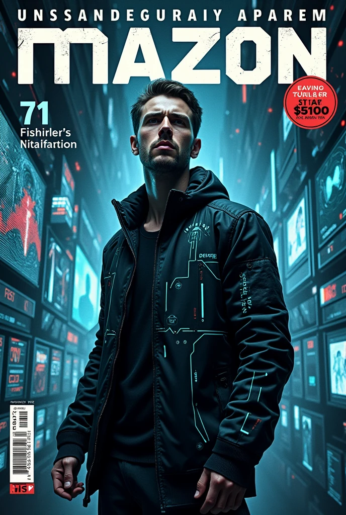 magazine cover male  about digital violence 