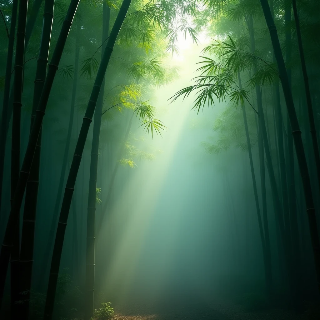 In the early morning, the bamboo forest is often shrouded in light gauze like clouds and mist. Using long exposure to capture the flow of clouds and mist, showcasing the mystery and tranquility of bamboo forests. Beautiful cinematic lighting, surreal, RAW photo, color graded, dynamic movement, captivating chiaroscuro, full body, award-winning, cinematic still, emotional, vignette, dynamic, vivid, (masterpiece, best quality, photorealistic, Professional, perfect composition, very aesthetic, absurdres, ultra-detailed, intricate details:1.3)