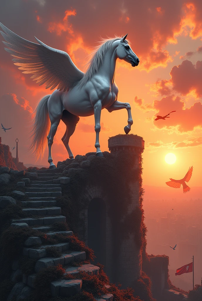 revolution and castle an angel horse