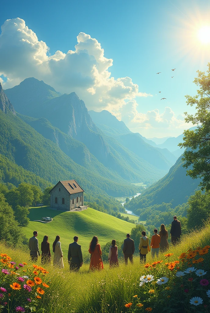 Realistic faith landscape