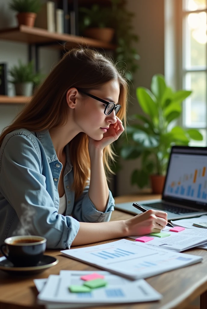 Another option could be an image of a person reviewing a list of expenses and adjusting their budget..