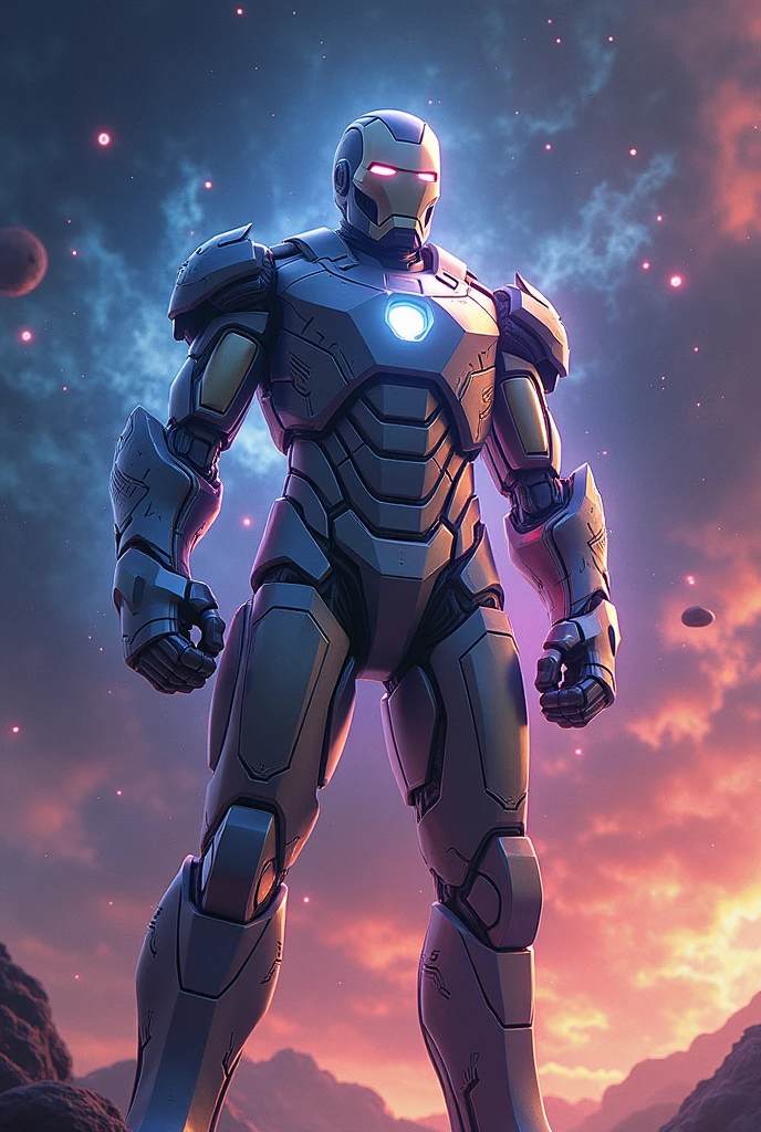 Armor like ironman and swallowed star anime luo feng 3d pic