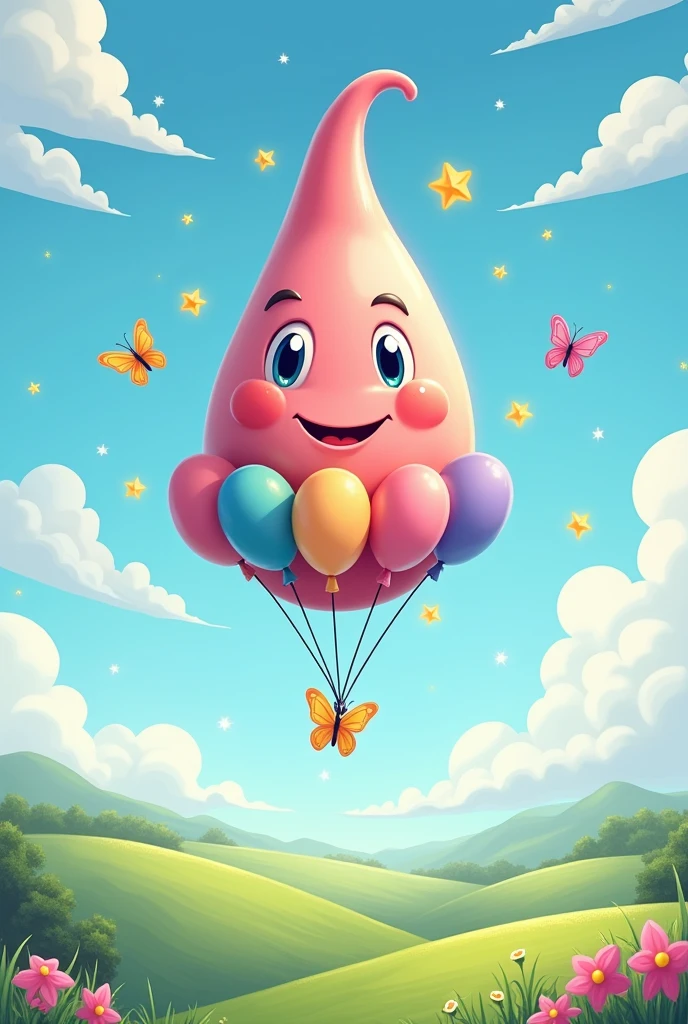 Draw a floating penis
