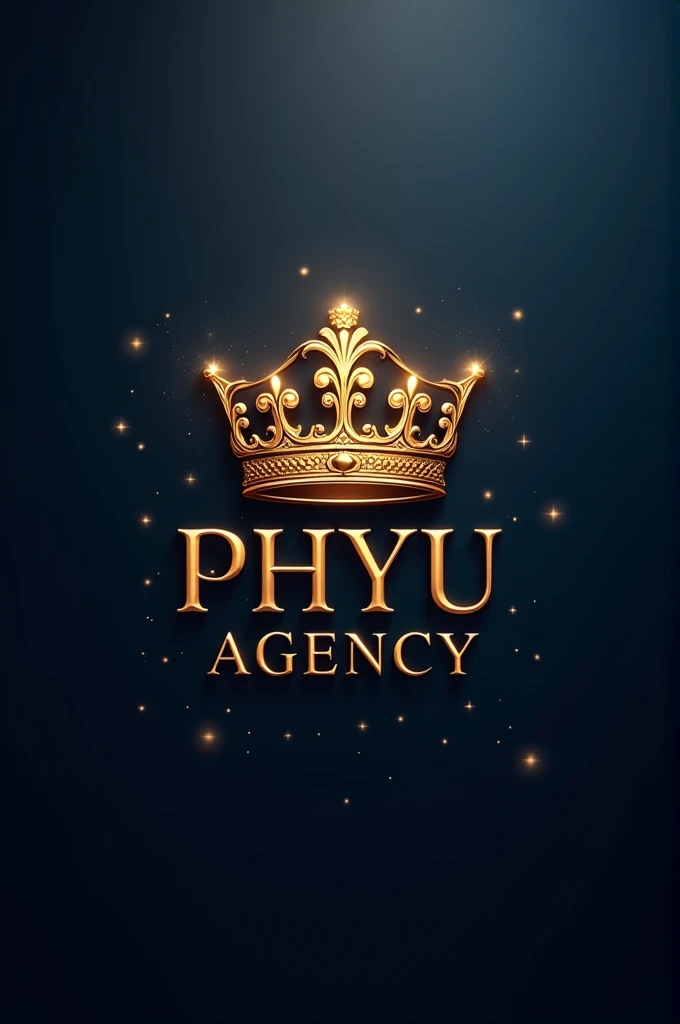 PHYU AGENCY and Golden crown logo