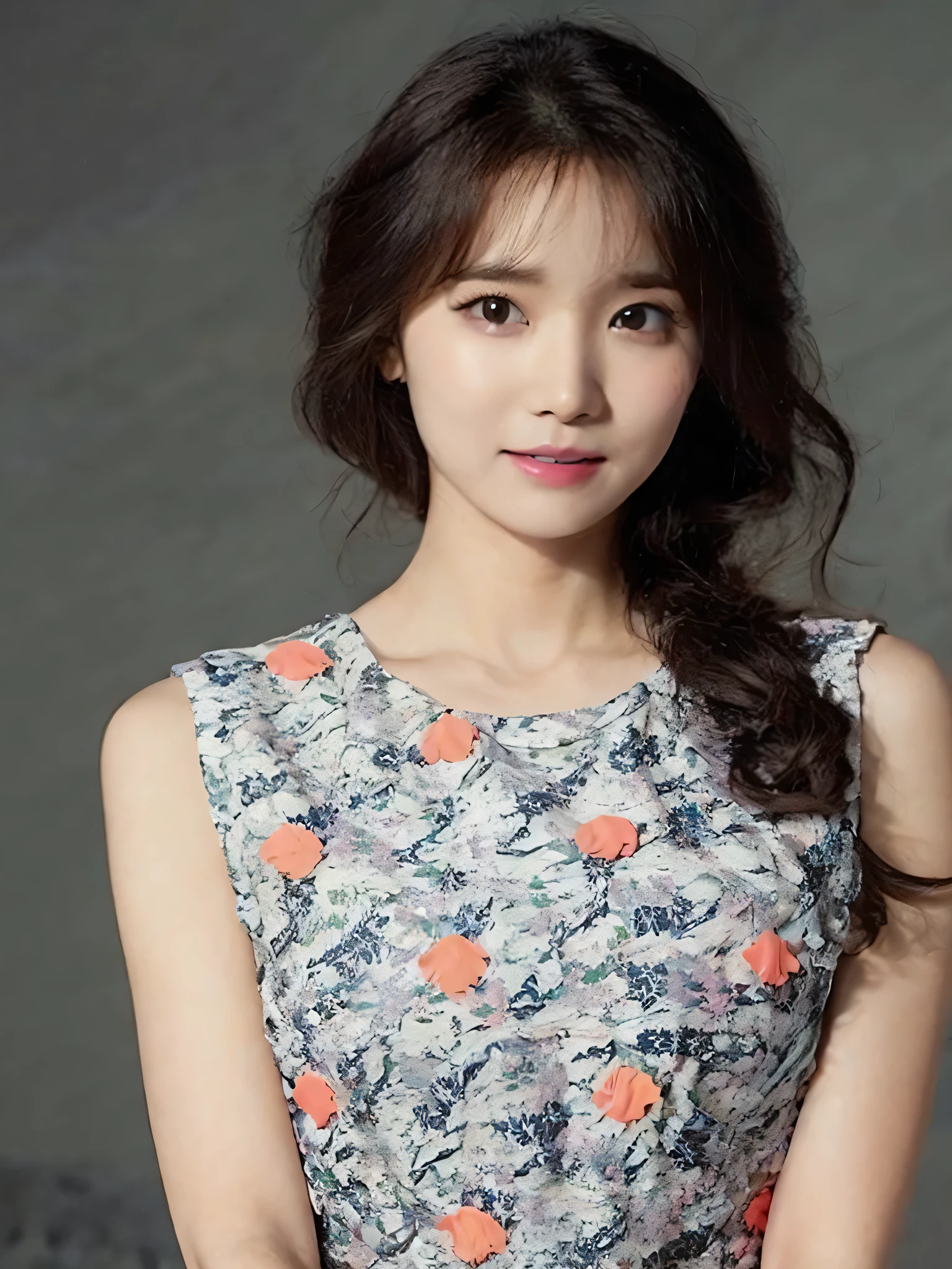 Yoona from SNSD, dropping dress to reveal small breasts with pink nipples, tits flash