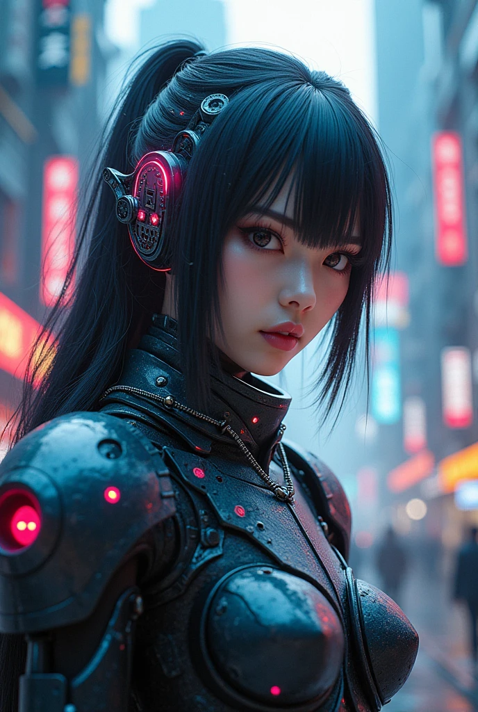 A detailed Chouseishin Gransazer character, highly detailed and realistic, incredibly detailed face and eyes, beautiful detailed lips, extremely detailed character design, 1girl, mecha, sci-fi, robot, futuristic, complex machinery, complex technology, glowing elements, intricate details, vibrant colors, cinematic lighting, dramatic pose, masterpiece, best quality, 8k, photorealistic