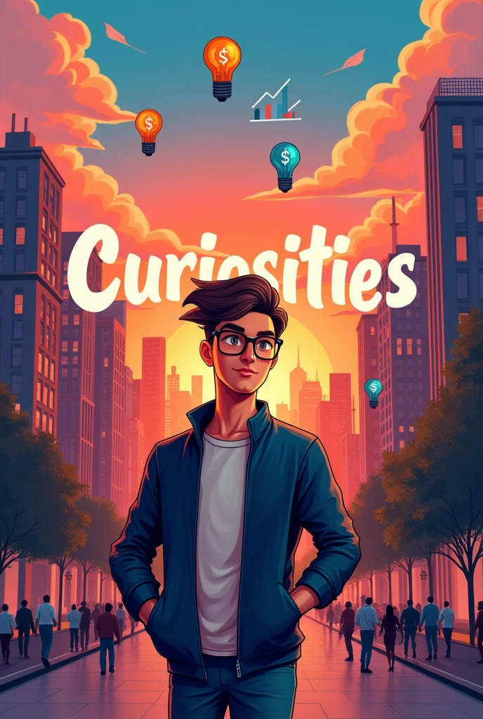 Please an image for my new Facebook profile in this profile that I will call "Curiosities" I will publish videos with valuable information for entrepreneurship, business, overcoming problems, financial situation