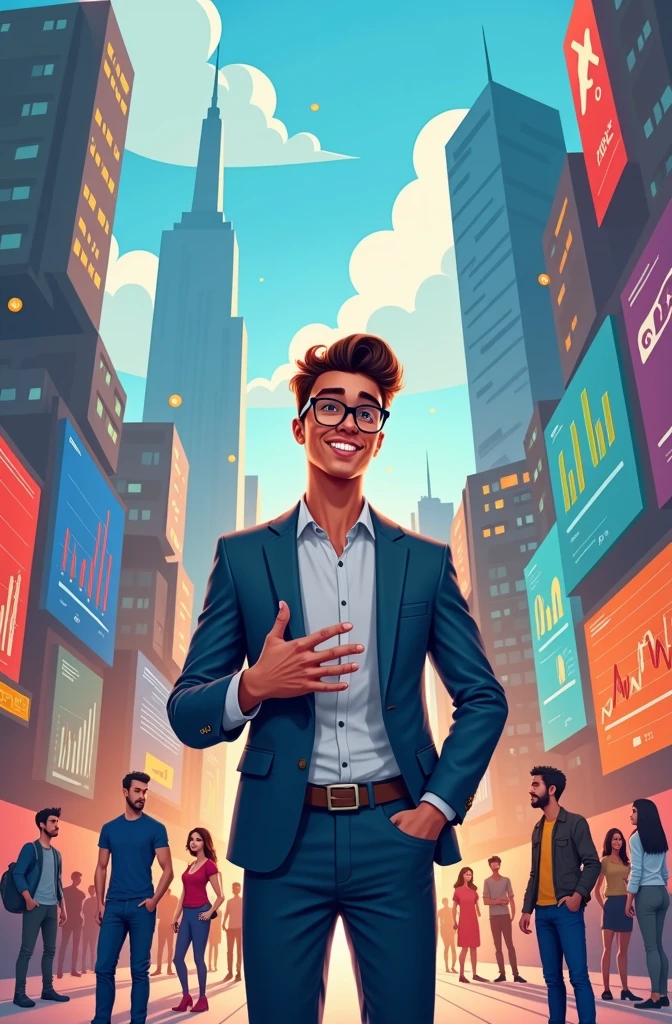 Please an image for my new Facebook profile in this profile that I will call "Curiosities" I will publish videos with valuable information for entrepreneurship, business, overcoming problems, financial situation