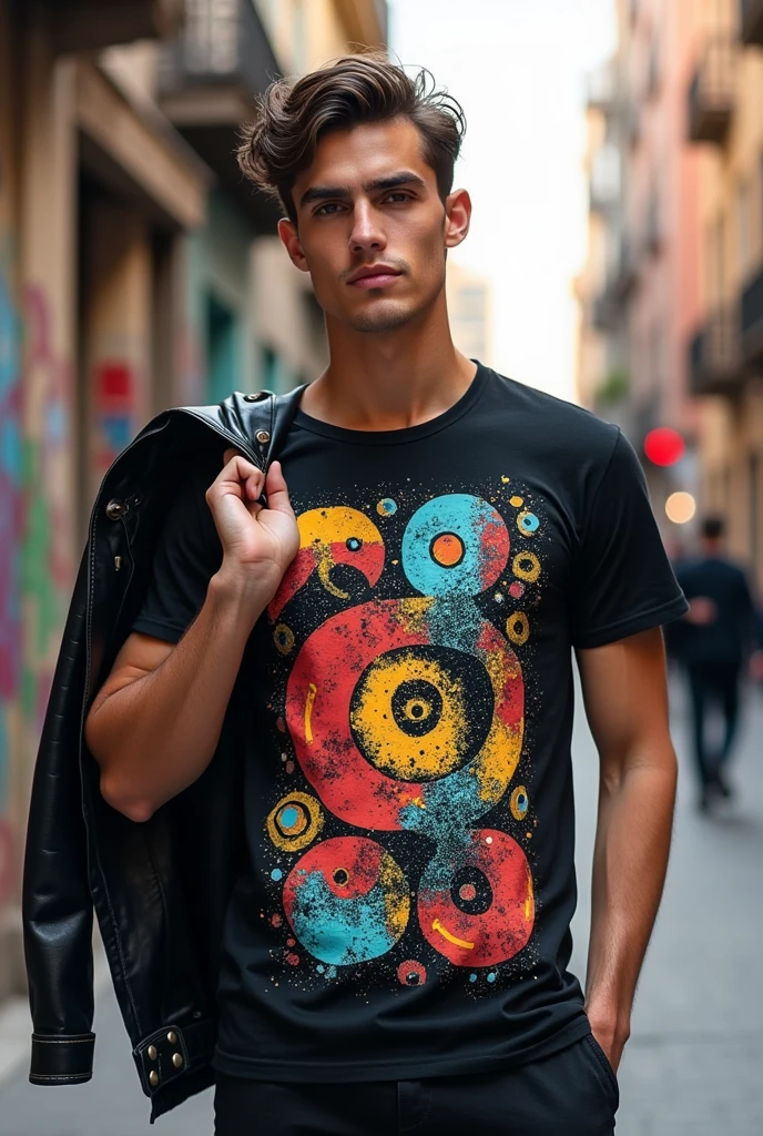 Beautiful aesthetic male t shirt