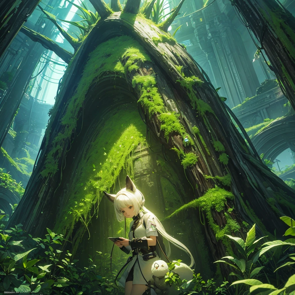 Bizarre and yet adorable creatures in a world full of gigantic vegetation and fluorescent lights.