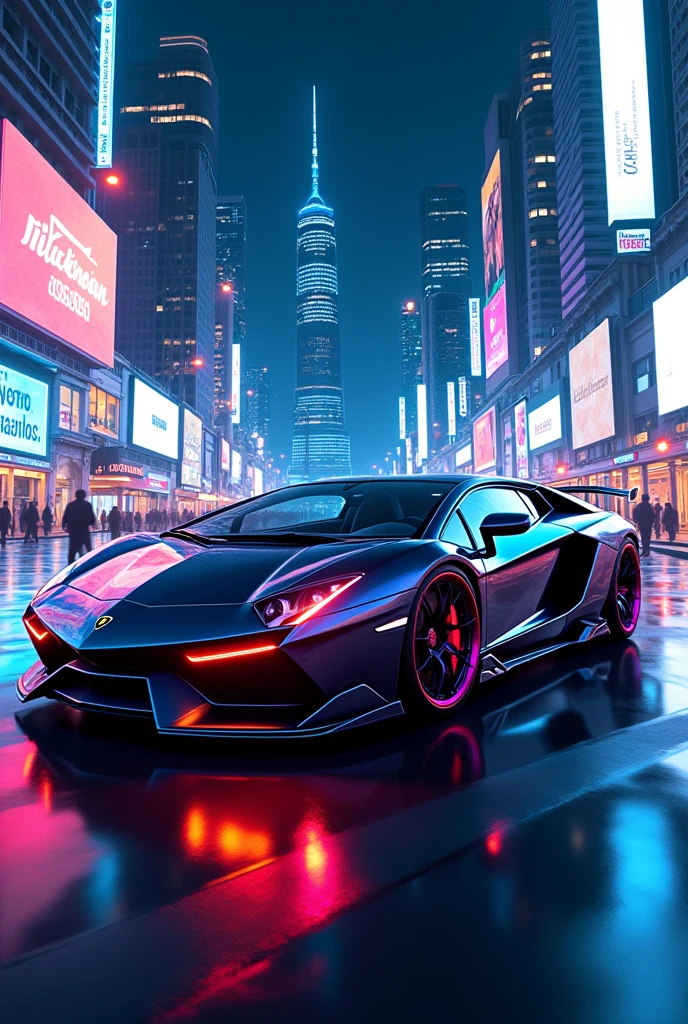 Lamborghini Anime Style