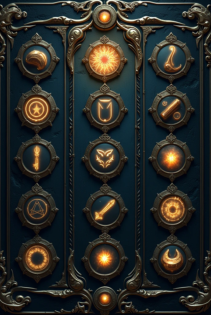 inventory ui, dark fantasy, elden ring style, game user interface, character inventory ui