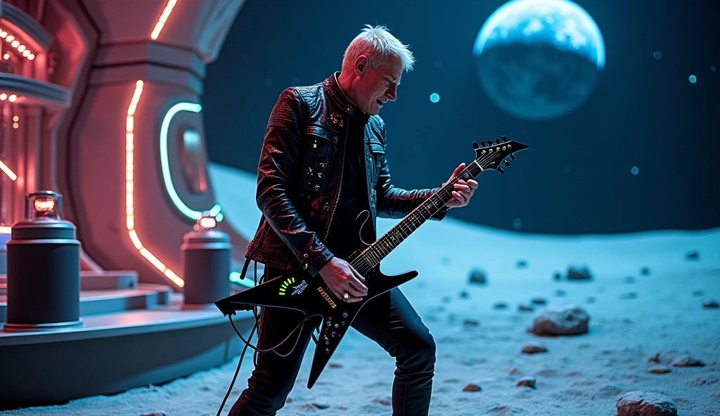 moon station metallica band guitar style