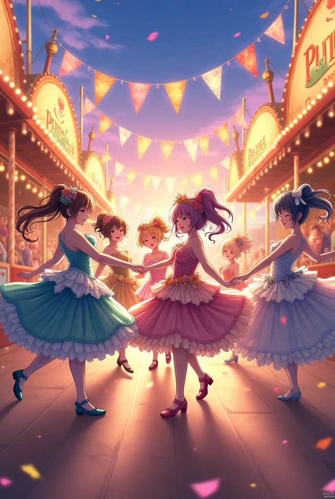 Feminine anime carnaval