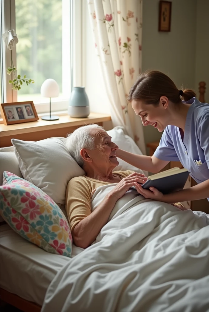 Caregiver for bedridden elderly 