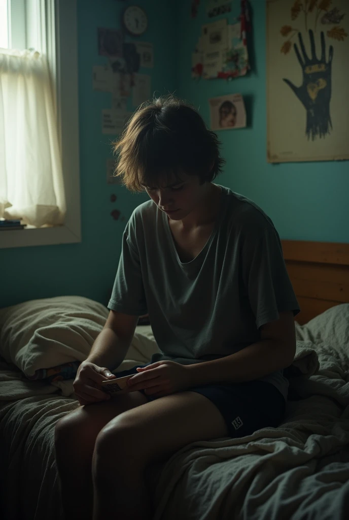 18 years age boy depression picture
