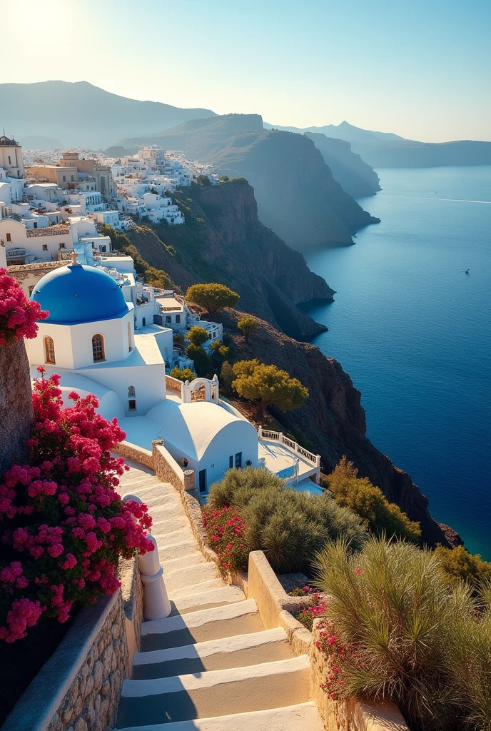 Create Greek landscapes