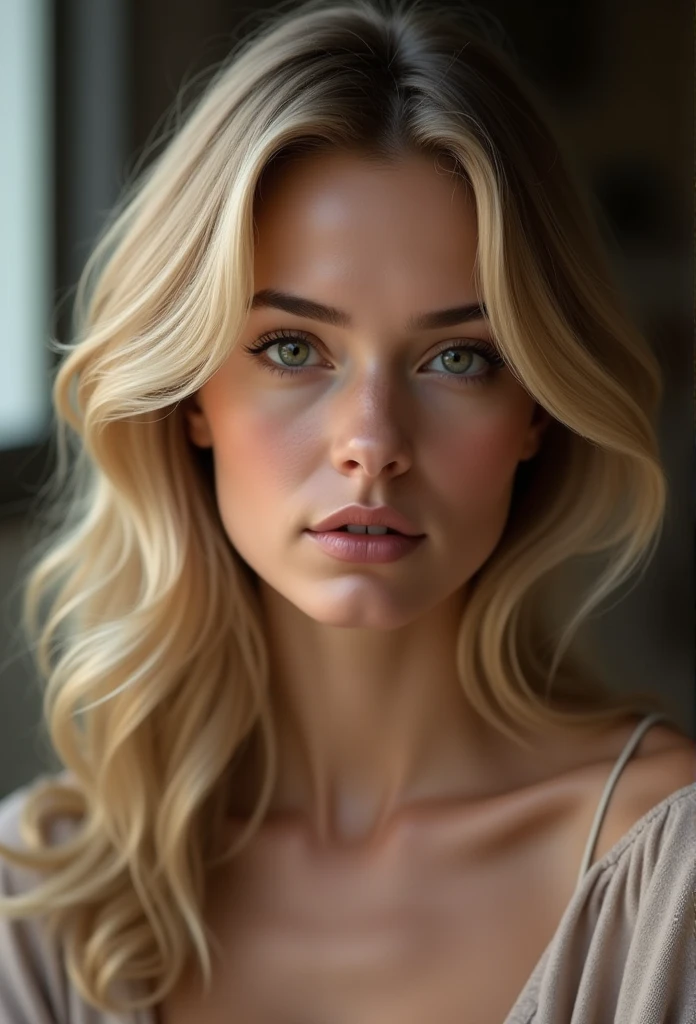 realistic photo, Femme européenne blonde de 25 ans, lecture, couch, detailed face and body, natural lighting, high resolution, photorealistic, (best quality,8k,high resolution,head of'artwork:1.2),ultra-detailed,(realistic,photorealistic,photo-realistic:1.37),realistic skin texture,Detailed eyes and lips,beautiful detailed face,long cils,Peau douce,natural body shape, grosses fesses, big hips