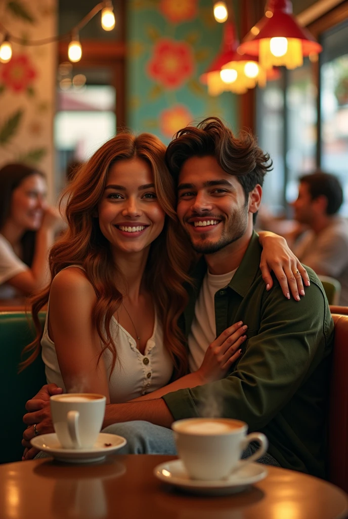 A girl named chayanika is on the lap of his boyfriend named sankalpa