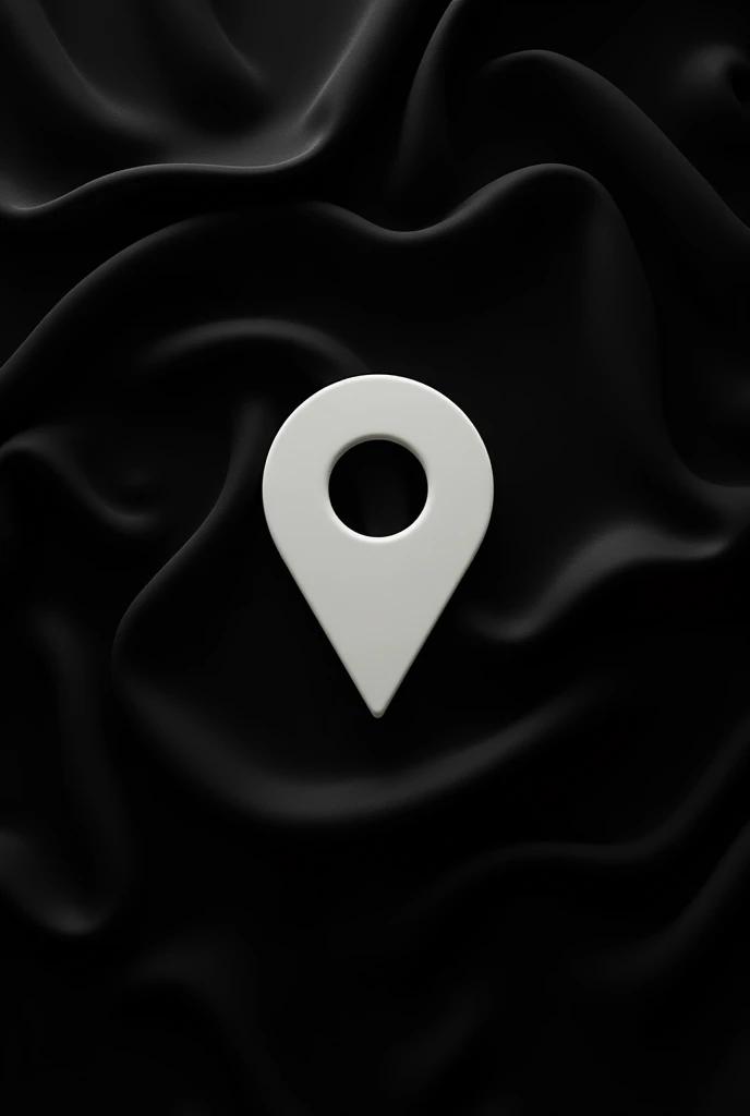 Make me an image to put in my Instagram highlights with a black background with the symbol of a location but the white symbol is that it doesn&#39;t have shadows The white symbol 