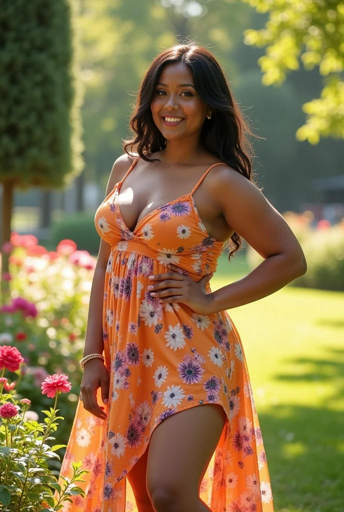 A girl with the biggest breasts