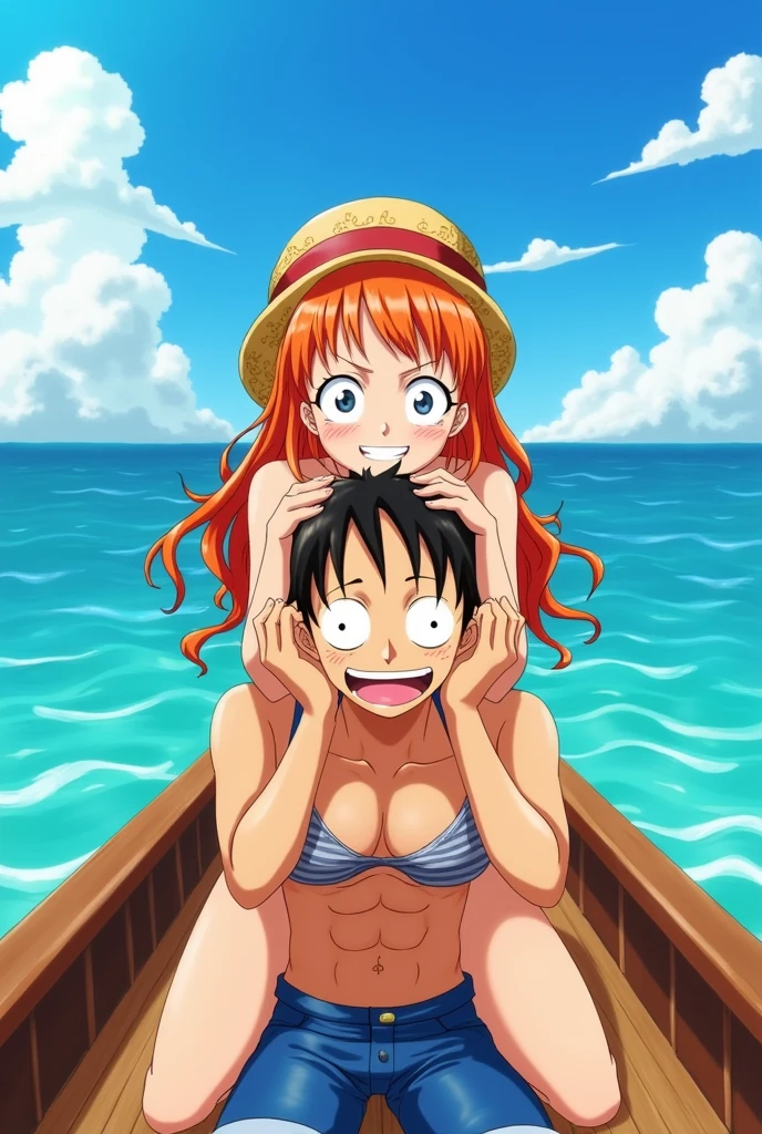 Monkey d Luffy, boa Hancock, that are kissing under water, trending on pixiv trending, top rated on pixiv, popular on pixiv, ), featured on pixiv,onepiece