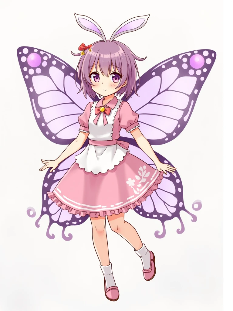 1 Girl ,Fairy, Butterfly wings, beautiful clothes,(high resolution, High Detail, best quality), Medium breasts