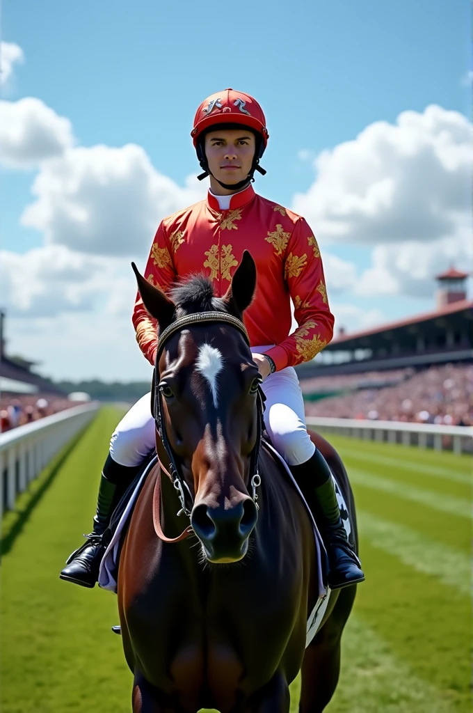Photo of a horse jockey