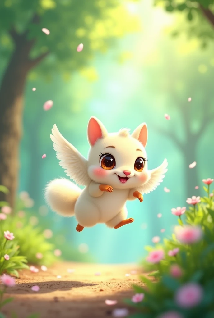 Chiikawa Flying Squirrel White