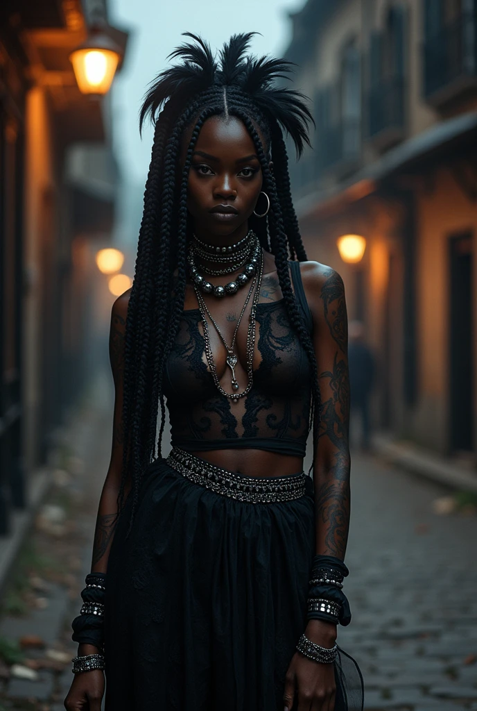 goth african woman may contains nudety