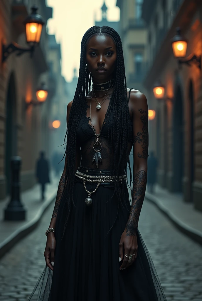 goth african woman may contains nudety