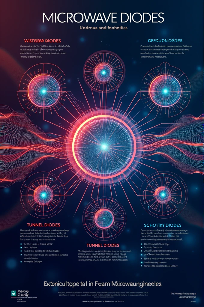 poster on microwave diodes and types