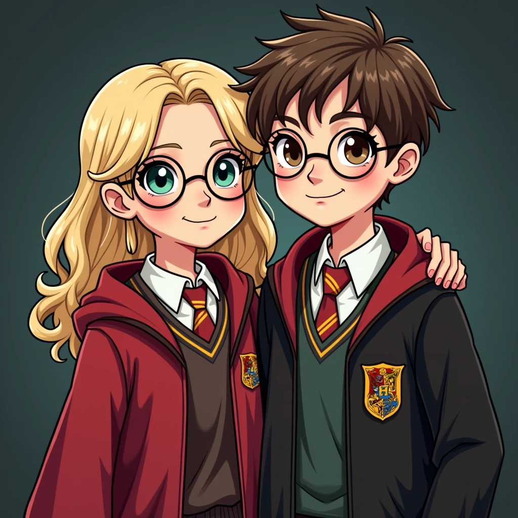 Harry Potter and Luna Lovegood