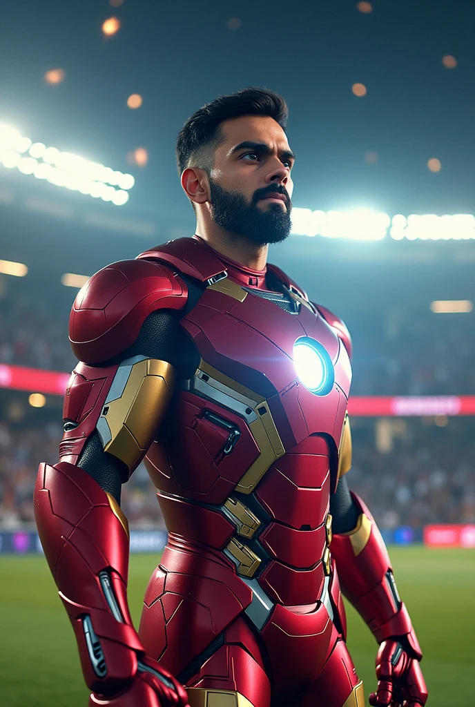 Virat kohli as a iron man