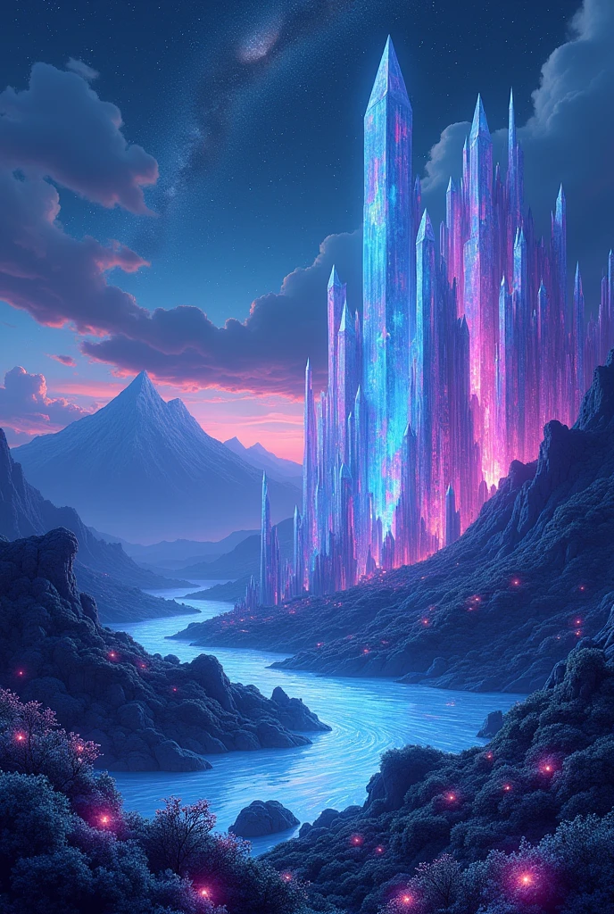 Otherworldly scenery, people not depicted