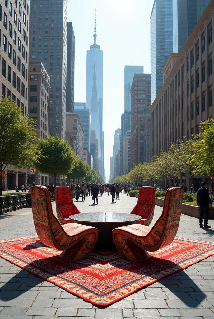 URBAN FURNITURE AND USA AS A REFERENCE TO THE ANDEAN CROSS