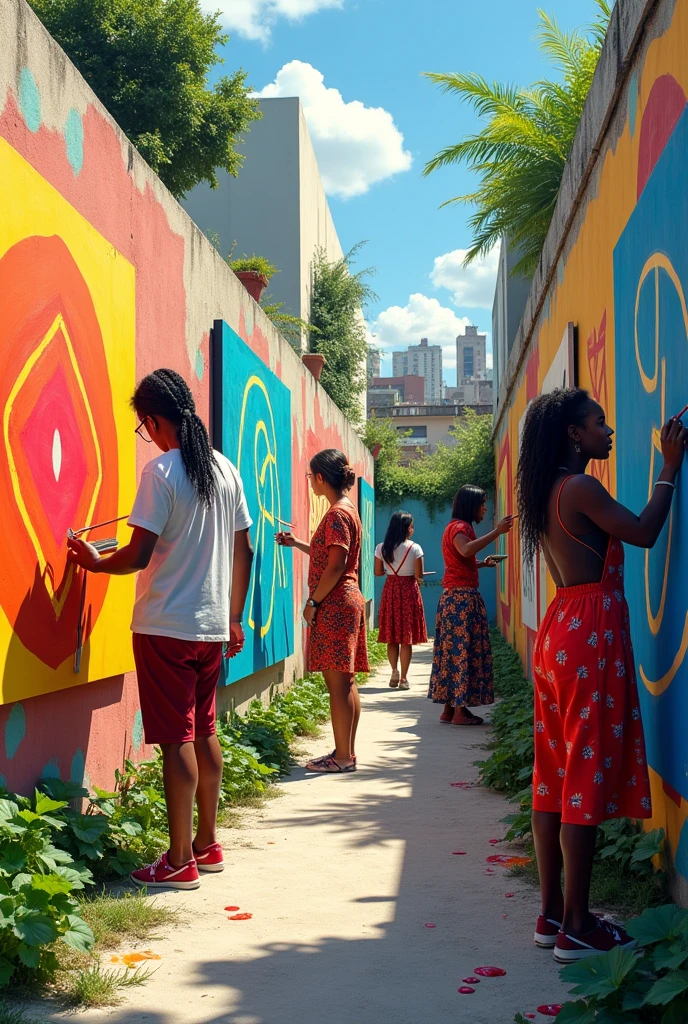 Modren kulture art project