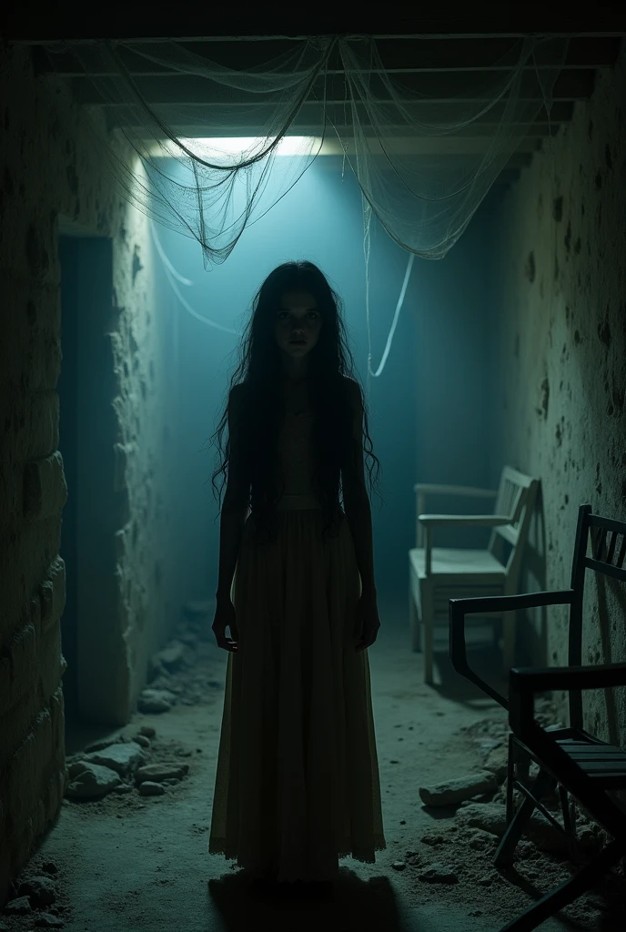 the ring girl scarry basement