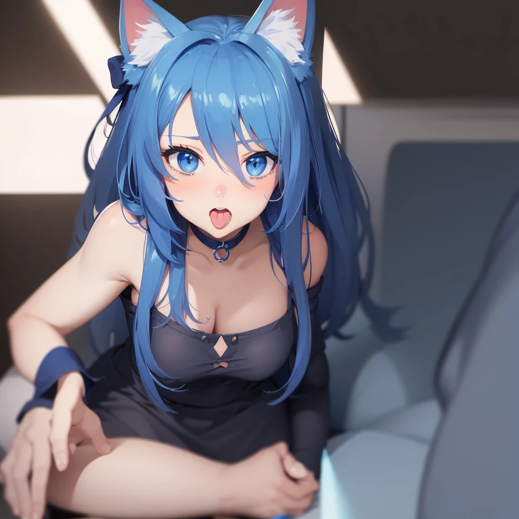(table top), highest quality, 超A high resolution,, Cyberpunk 1 girl flies over beautiful cityscape ,hoodie,blue hair, Neon color流れ星, very long hair, off shoulder, feather hair ornament, Neon color, blink, stunning night sky, cinematic lighting, realistic, realistic skin, Fisheye, (32K), smile,Naked pussy, breasts, naked nipples, spread legs, pussy juice, water released from pussy,Cat ear