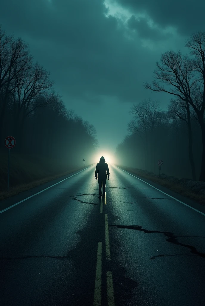 Highway road scary