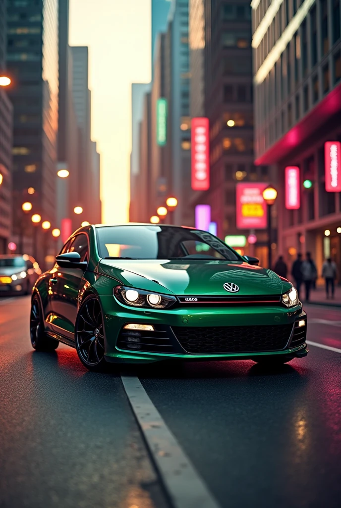 The most stylish Volkswagen Scirocco and make a flat car