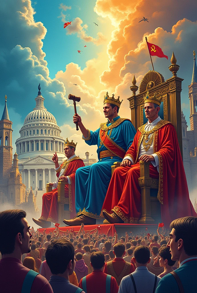 represent the forms of government of the world