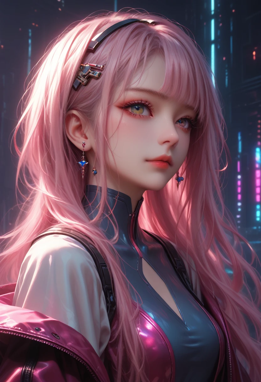 Wearing intricate cyberpunk streetwear, Beautiful, girl, detailed portrait, 4 thousand., bright colors, conceptual art, cinematic dramatic atmosphere, Sharp Focus, Volumetric lighting, cinematic lighting, studio quality,score_9,score_8_up,score_7_up,masterpiece,best quality,perfect anatomy,very aesthetic,official art,8k
