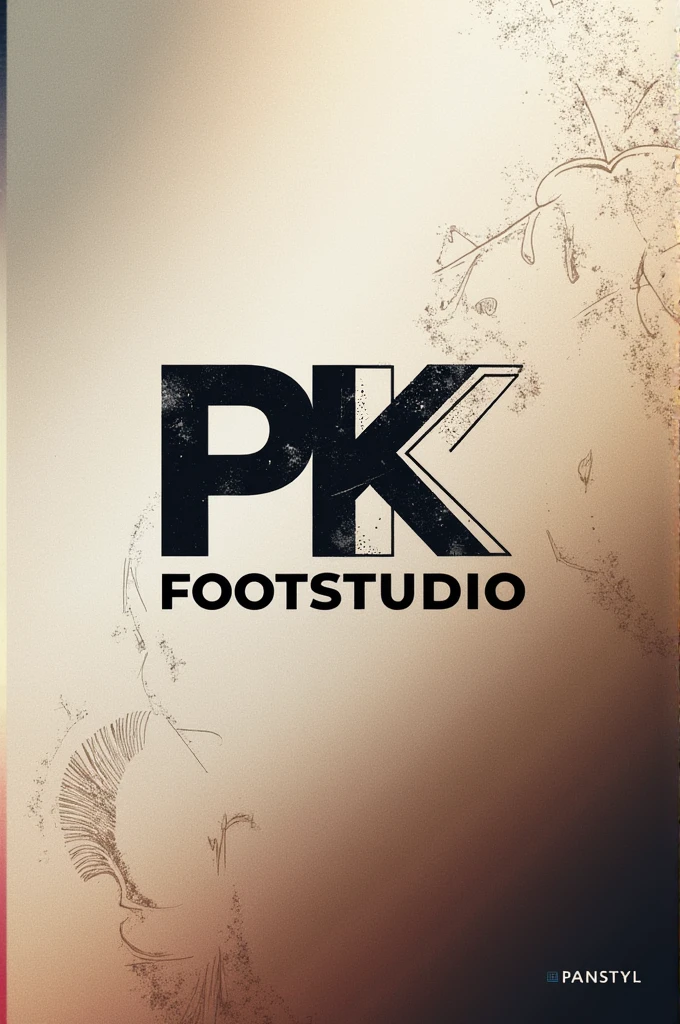 I want a logo for footwear it's named as PK FOOTSTUDIO