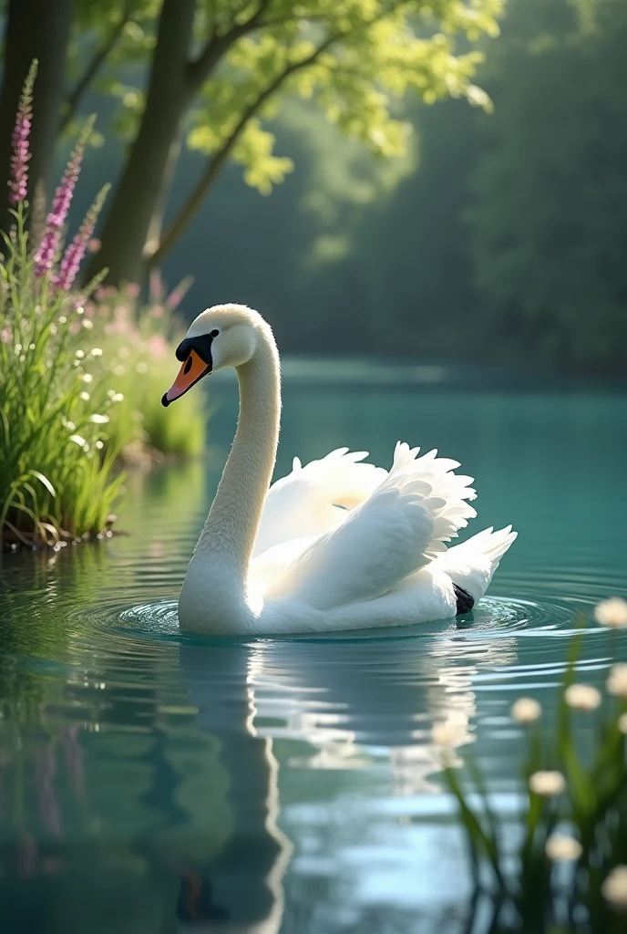 Drawing Swan In side