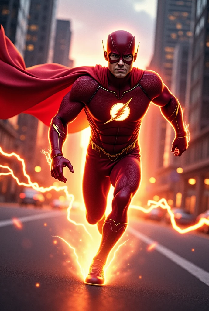 Flash and superman combined into a single character. Superflash