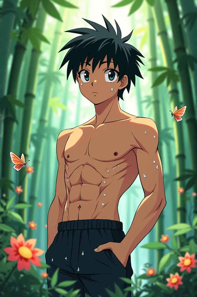 handsome muscular  boy. Let it not be ANIME but let it be real