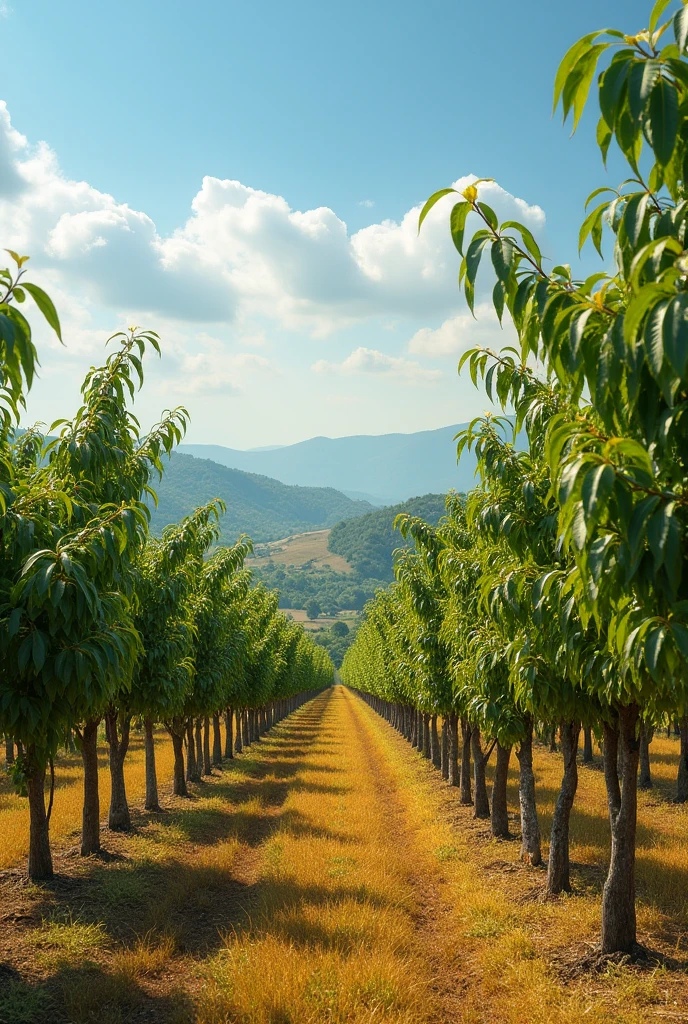 small mango trees with out fruits